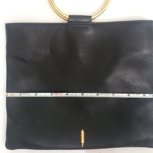 Thacker New York Black Leather Handbag Like New